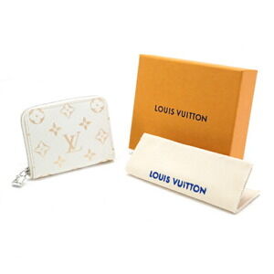 Louis Vuitton Zippy Coin Wallet python leather Zip exotic white beige